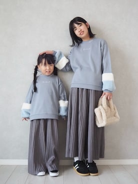 「アイテム（パンツ）」を使った、teiccoさん（キッズ・154cm）の秋コーディネート