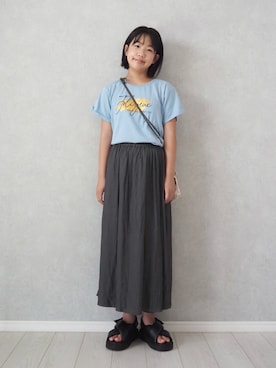 「アイテム（サンダル）」を使った、teiccoさん（キッズ・152cm・10代）の夏コーディネート
