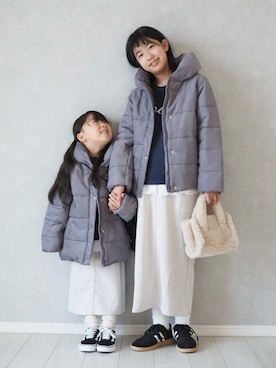 「アイテム（ジャケット/アウター）」を使った、teiccoさん（キッズ・154cm）の冬コーディネート