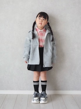 「アイテム（パーカー）」を使った、teiccoさん（キッズ・154cm・10代）の秋コーディネート