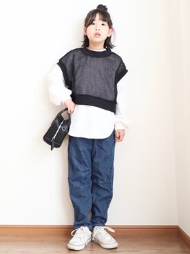 「nautica」｜teiccoさん（キッズ・128cm）の冬コーディネート
