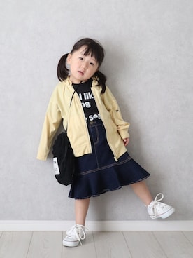 「アイテム（バッグ）」を使った、teiccoさん（キッズ・130cm）の秋コーディネート