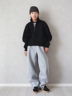 「アイテム（パンツ）」を使った、teiccoさん（キッズ・154cm）の秋コーディネート