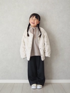 「アイテム（ブルゾン）」を使った、teiccoさん（キッズ・154cm）の秋コーディネート