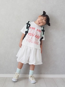「アイテム（バッグ）」を使った、teiccoさん（キッズ・152cm）の夏コーディネート