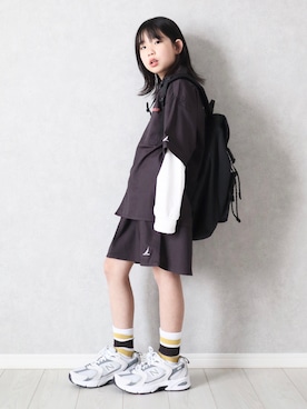 「アイテム（レッグウェア）」を使った、teiccoさん（キッズ・130cm）の春コーディネート