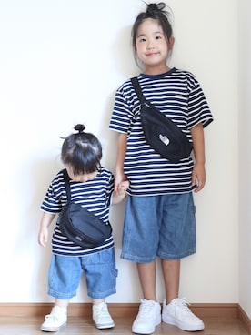 「アイテム（バッグ）」を使った、teiccoさん（キッズ・122cm）の夏コーディネート