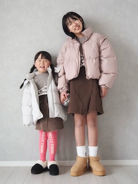 「アイテム（パンツ）」を使った、teiccoさん（キッズ・154cm）の秋コーディネート