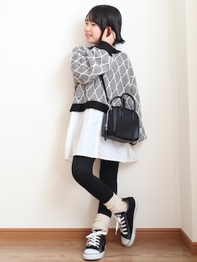 teiccoさん（キッズ・126cm）の冬コーディネート