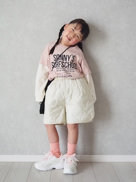 「アイテム（パンツ）」を使った、teiccoさん（キッズ・154cm）の秋コーディネート