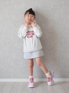 「ABC-MART（エービーシーマート）のアイテム」を使った、teiccoさん（キッズ・156cm）の春コーディネート