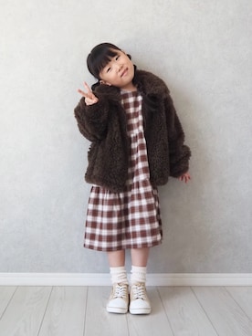 「アイテム（レッグウェア）」を使った、teiccoさん（キッズ・154cm・10代）の秋コーディネート