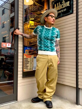 ブーツを使った ロカビリー のメンズ人気ファッションコーディネート Wear