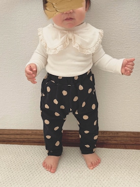 「おんなのこコーデ」｜「アイテム（パンツ）」を使った、u-chanさん（キッズ・70cm）の冬コーディネート