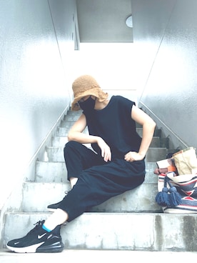 mama.Eさんの（AZUL by moussy | アズールバイマウジー）を使ったコーディネート