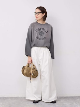 「Drifter（ドリフター）のアイテム（バッグ）」を使った、Sallyさん（レディース・162cm）の冬コーディネート