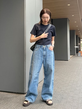 「suicoke（スイコック）のアイテム」を使った、Sallyさん（レディース・162cm）の春コーディネート