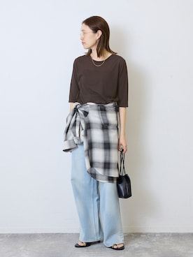 「LE VERNIS（ル・ベルニ）のアイテム」を使った、Sallyさん（レディース・162cm）の夏コーディネート