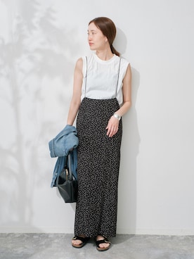 「PHILIPPE AUDIBERT（フィリップ オーディベール）のアイテム」を使った、Sallyさん（レディース・162cm）の春コーディネート