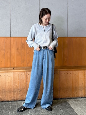 「MILLER（ミラー）のアイテム」を使った、Sallyさん（レディース・162cm）の秋コーディネート