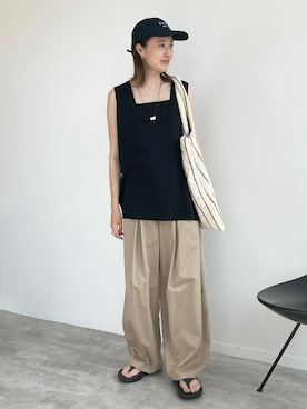「BONGUSTA（ボングスタ）のアイテム」を使った、Sallyさん（レディース・162cm）の春コーディネート