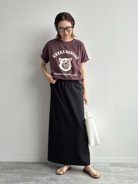 「Letra（レトラ）のアイテム」を使った、Sallyさん（レディース・162cm）の春コーディネート