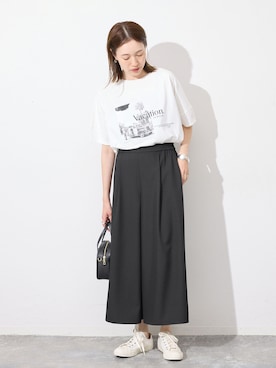 「MARCO BIANCHINI（マルコビアンチーニ）のアイテム」を使った、Sallyさん（レディース・162cm）の春コーディネート