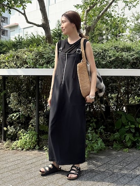 「UNIVERSAL OVERALL（ユニバーサルオーバーオール）のアイテム」を使った、Sallyさん（レディース・162cm）の夏コーディネート