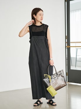 「SLOBE IENA（スローブイエナ）のアイテム（ニット/セーター）」を使った、Sallyさん（レディース・162cm）の春コーディネート