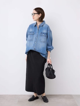 「Drifter（ドリフター）のアイテム（バッグ）」を使った、Sallyさん（レディース・162cm）の冬コーディネート