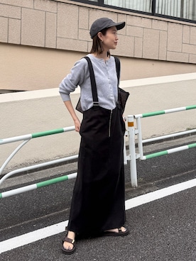 「suicoke（スイコック）のアイテム」を使った、Sallyさん（レディース・162cm）の春コーディネート