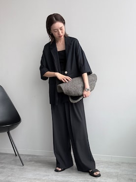 「SLOBE IENA（スローブイエナ）のアイテム（その他アウター）」を使った、Sallyさん（レディース・162cm）の春コーディネート
