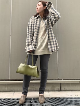 「minedenim」｜aguriさん（レディース・160cm）の秋コーディネート