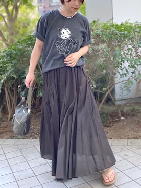 「RIVE DROITE（リヴドロワ）のアイテム（アクセサリー）」を使った、yu_kaさん（レディース・158cm）の夏コーディネート