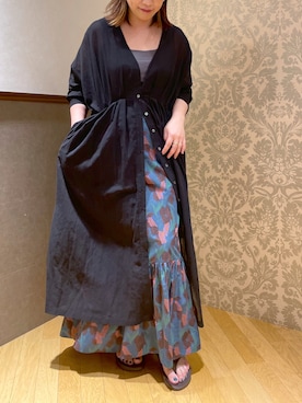 「RIVEDROITE」｜「アイテム（ワンピース/ドレス）」を使った、yu_kaさん（レディース・158cm）の夏コーディネート