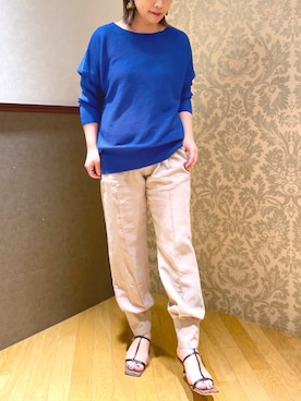 「RIVEDROITE」｜「アイテム（アクセサリー）」を使った、yu_kaさん（レディース・158cm）の春コーディネート