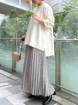 「RIVE DROITE（リヴドロワ）のアイテム（ワンピース/ドレス）」を使った、yu_kaさん（レディース・158cm）の秋コーディネート