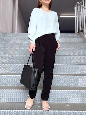 「オンオフ兼用」｜yu_kaさん（レディース・158cm）の春コーディネート