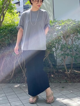 「RIVE DROITE（リヴドロワ）のアイテム（アクセサリー）」を使った、yu_kaさん（レディース・158cm）の夏コーディネート