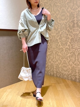 「ニットセットアップ」｜yu_kaさん（レディース・158cm）の春コーディネート