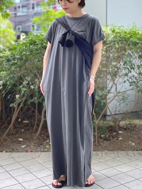 「RIVE DROITE（リヴドロワ）のアイテム（ワンピース/ドレス）」を使った、yu_kaさん（レディース・158cm）の夏コーディネート