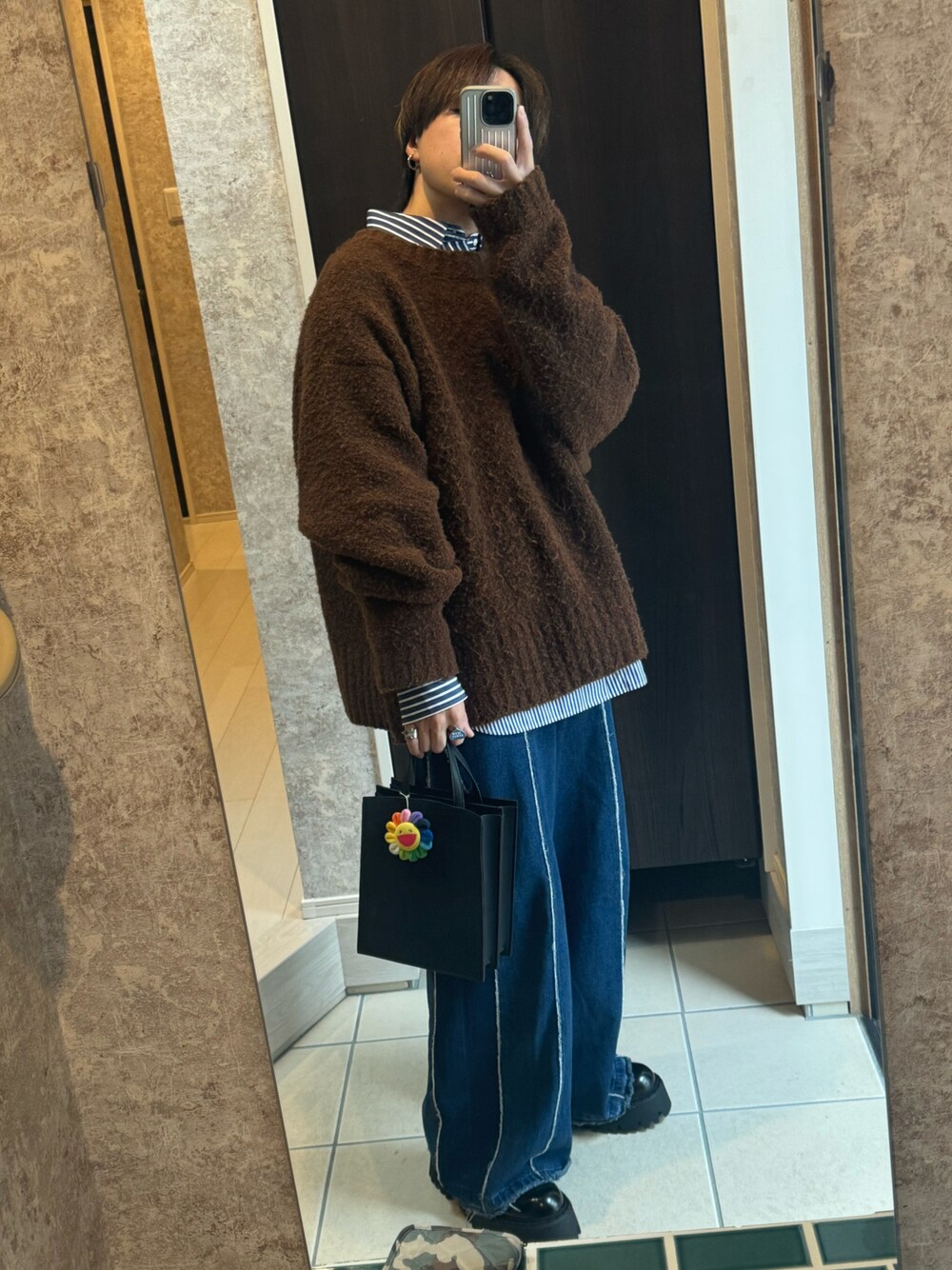 soerte（ソエルテ）の「Oversize loopyarn knit / オーバーサイズ ...