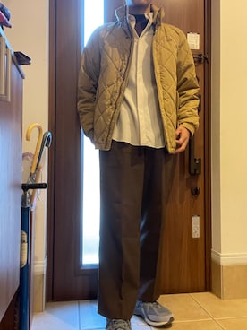 「LACOSTE（ラコステ）のアイテム（ジャケット/アウター）」を使った、ta-shiさん（メンズ・170cm）の秋コーディネート