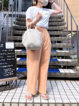 「TEVAサンダル」｜rioさん（レディース・160cm）の夏コーディネート
