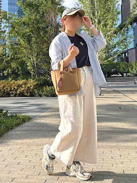 「BRADY（ブレディー）のアイテム」を使った、rioさん（レディース・160cm）の春コーディネート