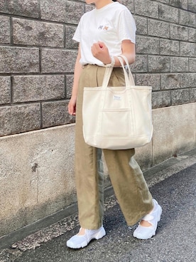 「ピスタチオ」｜「アイテム（腕時計）」を使った、rioさん（レディース・160cm）の夏コーディネート