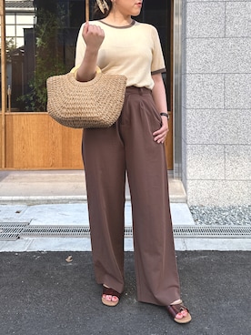 「淡色」｜rioさん（レディース・160cm）の夏コーディネート