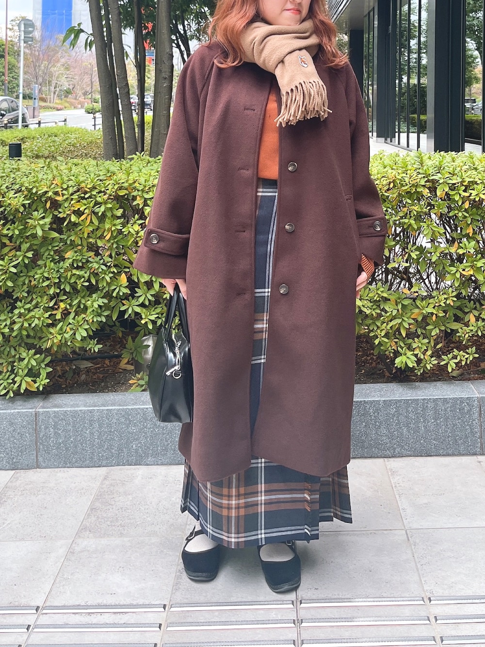 メゾンキツネ Maison Kitsune WRAP COAT ほぼ新品 ほぼ新品】Maison