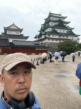 「Lafayette（ラファイエット）のアイテム（キャップ、ベージュ系）」を使った、yusuke_sさん（メンズ・175cm）の秋コーディネート