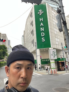 「BOUNTY HUNTER（バウンティーハンター）のアイテム（ニットキャップ/ビーニー、ブラック系）」を使った、yusuke_sさん（メンズ・175cm）の夏コーディネート